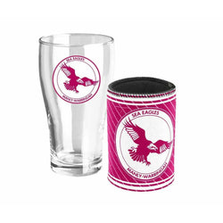 Manly Sea Eagles Heritage Pint & Cooler Set - SPORTFIRST HERVEY BAY