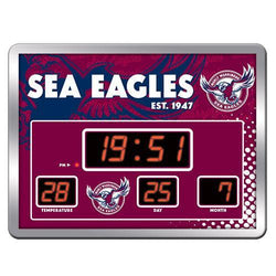 Manly Sea Eagles Scoreboard Clock - SPORTFIRST HERVEY BAY