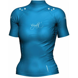 Mirage Crystal Cap Sleeve Ladies Rash Shirt - SPORTFIRST HERVEY BAY