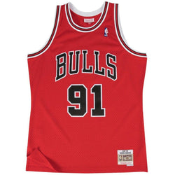 Mitchell & Ness - Chicago Bull Rodman 91, 97-98 Road Swingman Jersey - SPORTFIRST HERVEY BAY