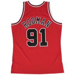 Mitchell & Ness - Chicago Bull Rodman 91, 97-98 Road Swingman Jersey - SPORTFIRST HERVEY BAY