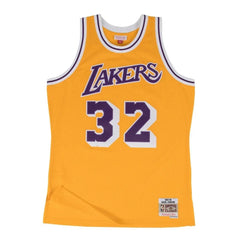 Mitchell & Ness - LA Lakers Johnson 32, 84-85 Home Swingman Jersey - SPORTFIRST HERVEY BAY
