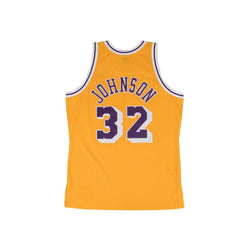 Mitchell & Ness - LA Lakers Johnson 32, 84-85 Home Swingman Jersey - SPORTFIRST HERVEY BAY
