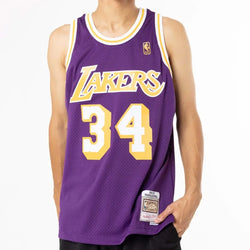 Mitchell & Ness - Shaquille ONeal, La Lakers, 96-97 Road NBA Swingman Jersey - SPORTFIRST HERVEY BAY