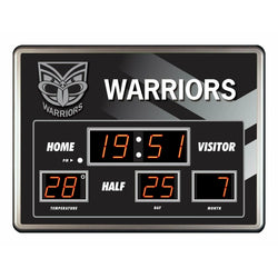 New Zealand Warriors Scoreboard Clock - SPORTFIRST HERVEY BAY