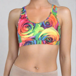 NikkiP Flower Power Sports Bra - SPORTFIRST HERVEY BAY