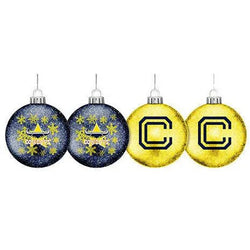 North Queensland Cowboys Glitter Baubles - SPORTFIRST HERVEY BAY
