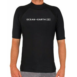 Ocean & Earth Mens Script Rash Shirt - SPORTFIRST HERVEY BAY