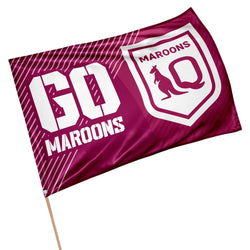 QLD Maroons Game Day Flag - SPORTFIRST HERVEY BAY