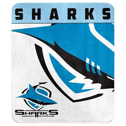 Sharks Fleece Blanket - SPORTFIRST HERVEY BAY