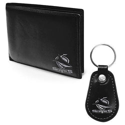 Sharks Leather Wallet & Keyring - SPORTFIRST HERVEY BAY