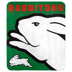 South Sydney Rabbitohs Polar Fleece Blanket - SPORTFIRST HERVEY BAY