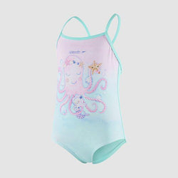 Speedo Toddler Girls Thinstrap Applique Swimsuit - SPORTFIRST HERVEY BAY