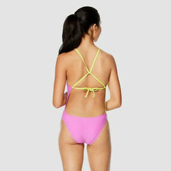 Speedo Womens Colour Block Splice Tie Back One Piece - SPORTFIRST HERVEY BAY