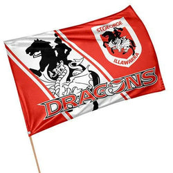 St George Dragons Game Day Flag - SPORTFIRST HERVEY BAY