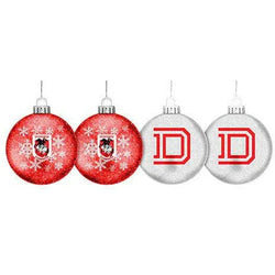 St George Dragons Glitter Baubles - SPORTFIRST HERVEY BAY