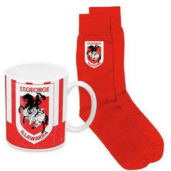 St George Dragons Heritage Mug & Sock Pack - SPORTFIRST HERVEY BAY