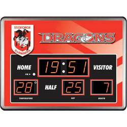 St George Dragons Scoreboard Clock - SPORTFIRST HERVEY BAY