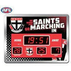 St Kilda Saints LED Scoreboard Clock - SPORTFIRST HERVEY BAY