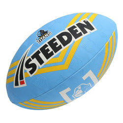 Steeden Gold Coast Titans NRL Supporter Football - SPORTFIRST HERVEY BAY