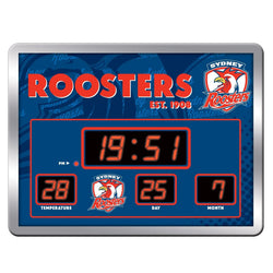 Sydney Roosters Scoreboard Clock - SPORTFIRST HERVEY BAY