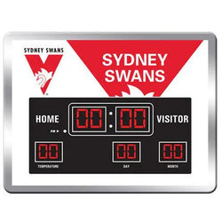 Sydney Swans LED Scoreboard Clock - SPORTFIRST HERVEY BAY