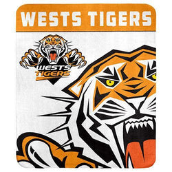 West Tigers Fleece Blanket - SPORTFIRST HERVEY BAY