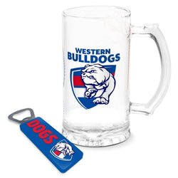 Western Bulldogs Stein & Bottle Opener Pack - SPORTFIRST HERVEY BAY