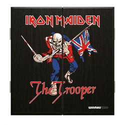 Winmau Iron Maiden Trooper Dartboard Cabinet - SPORTFIRST HERVEY BAY