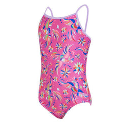 Zoggs Dreamcatcher Yaroomba Floral Girls One Piece - SPORTFIRST HERVEY BAY
