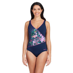 Zoggs Martinique Wrap Front One Piece - SPORTFIRST HERVEY BAY